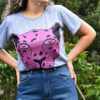 Camiseta - Leopardo rosa
