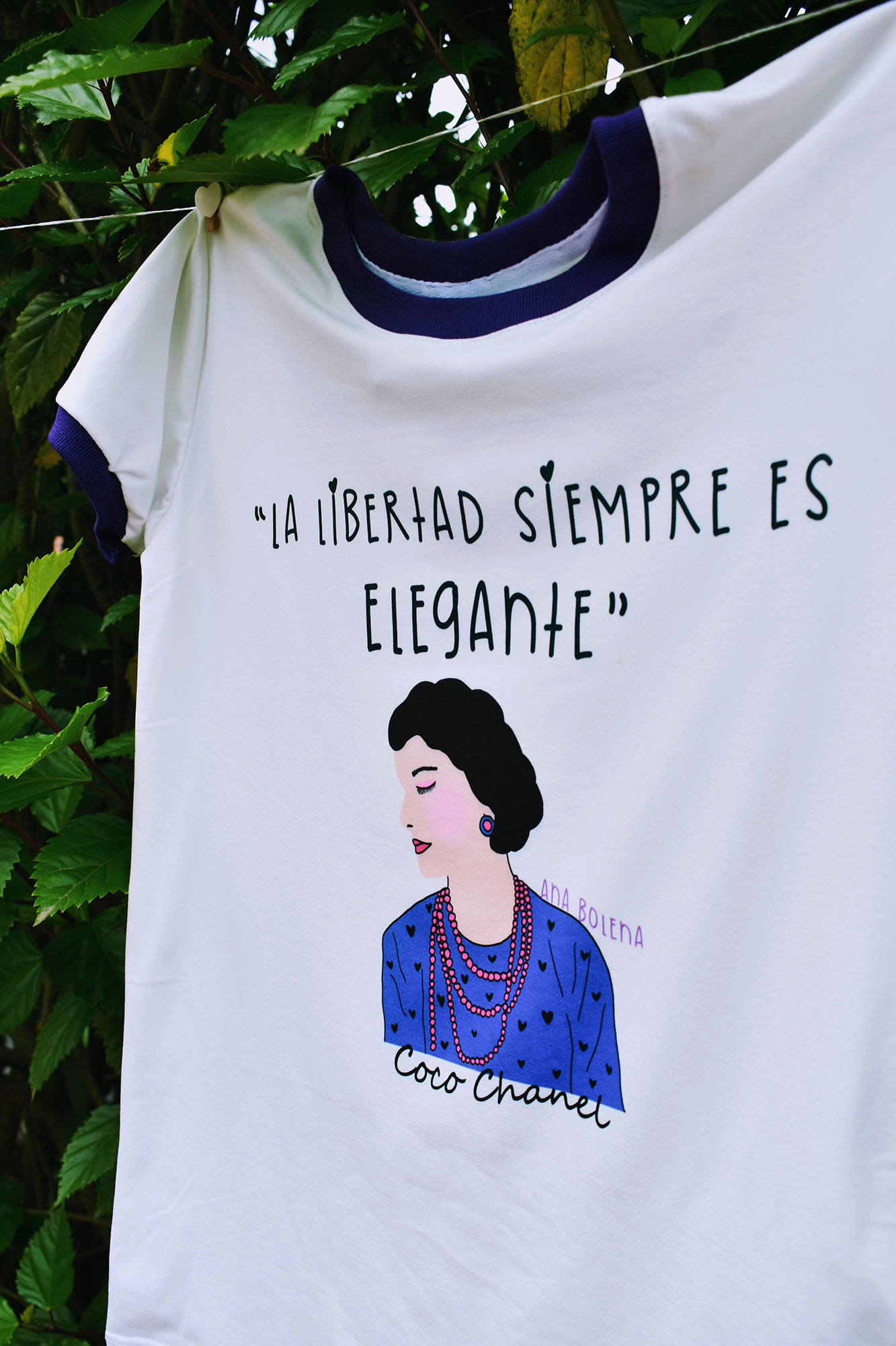 Camiseta -Coco Chanel by Ana Bolena