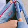 Tote Bag Girls in the blue vintage - Image 5