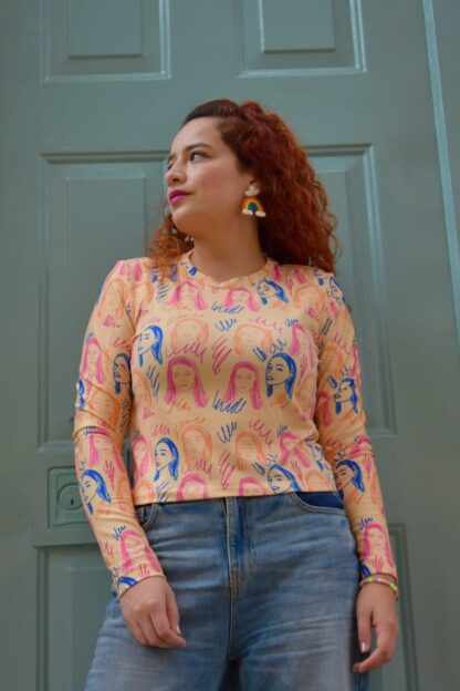 Camibuso Girls in the blue vintage