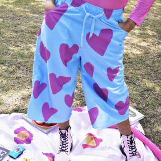 Pantalón Culotte Corazón psicodélico