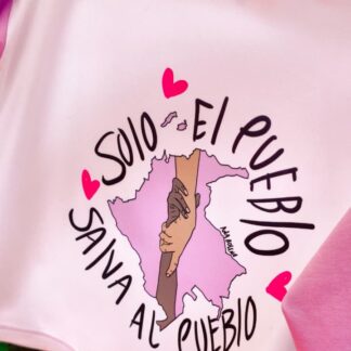 Camiseta solo el pueblo salva al pueblo
