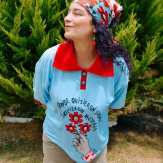 Camiseta donde quisieron silencio, florecieron mujeres